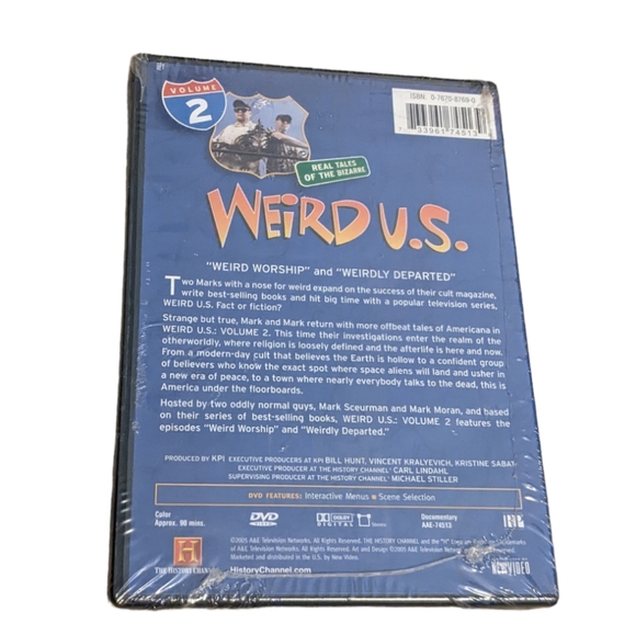 💥🆕 The History Channel Weird U.S. Volume 2 DVD - Picture 2 of 2